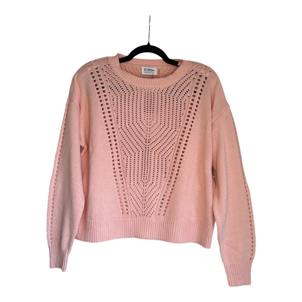 NWT 27 Miles Maiken Sweater, Blossom - L